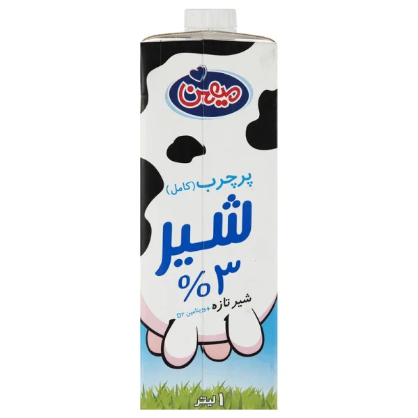 شیر 1 لیتری پرچرب میهن